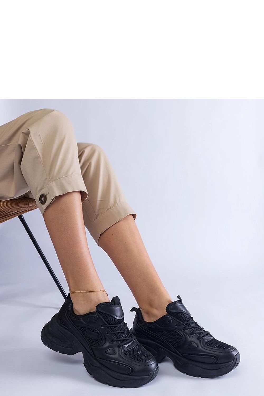 Solea luxury chunky sole white sneakers, showcasing stylish lace-up design, perfect for comfort and elegance in foot fashion.