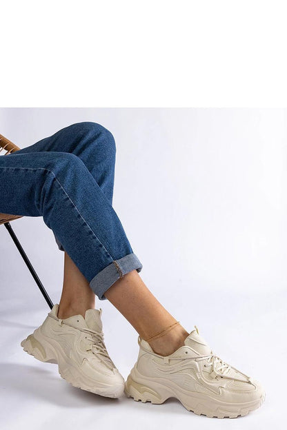 Stylish Solea beige women's sports sneakers Urena Hurtado, designed for comfort and versatility, suitable for all casual occasions.