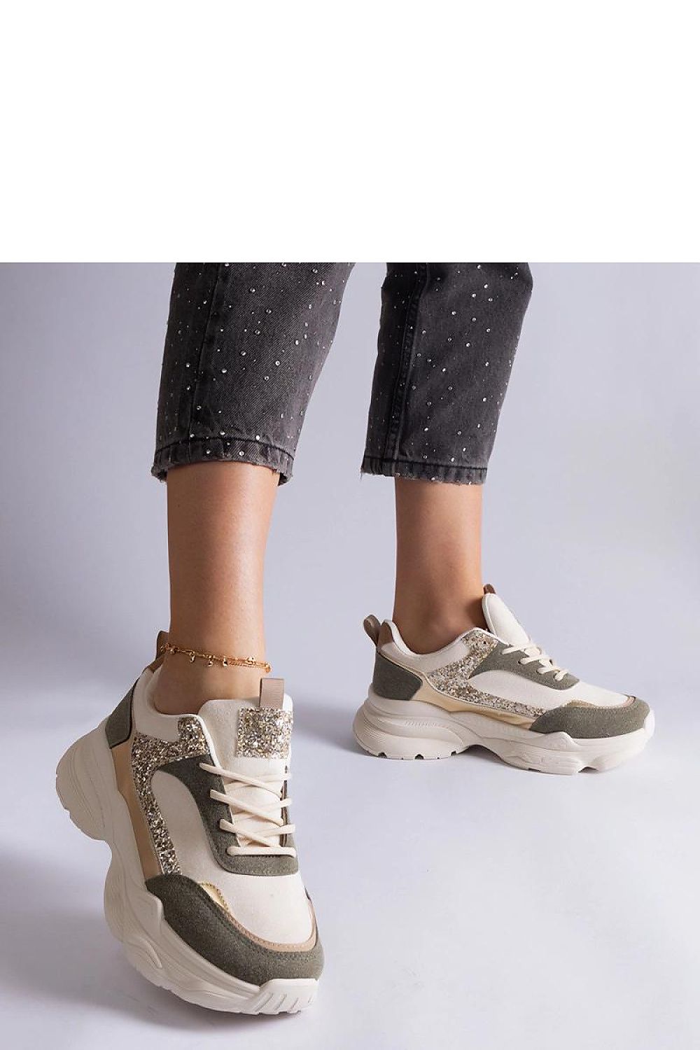 Solea Beige Lace-Up Sneakers displayed against a chic backdrop, highlighting their designer elegance and comfort.