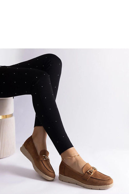 Refined Solea caramel moccasins for women, made from eco-friendly suede, demonstrating an exquisite blend of style and sustainability.