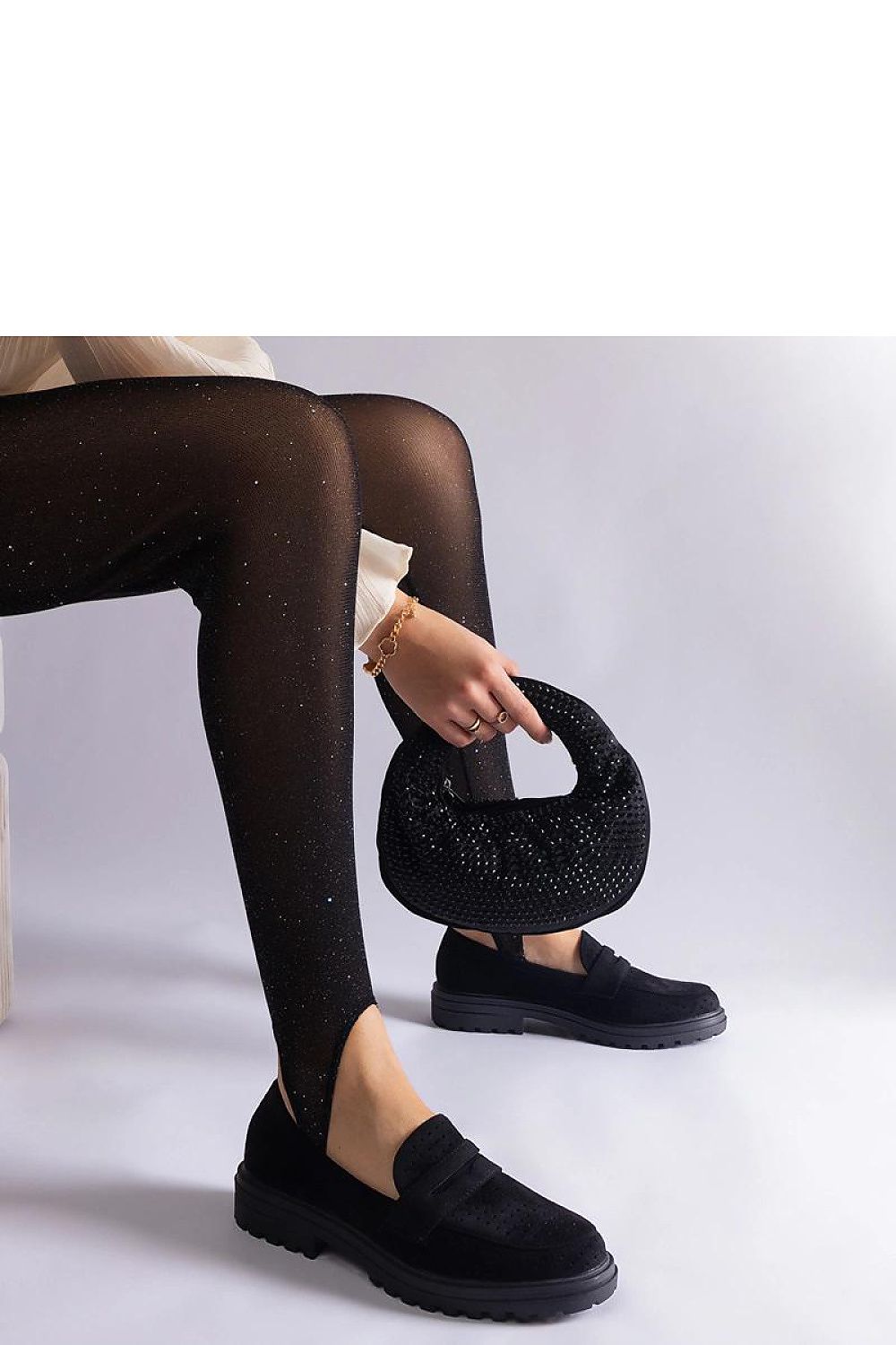 Chic Solea Black Eco Suede Moccasins in a low-cut design, ideal for effortless summer elegance.