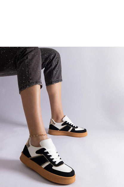 Solea black platform sneakers displaying chic versatility, perfect for casual outings and sophisticated events.