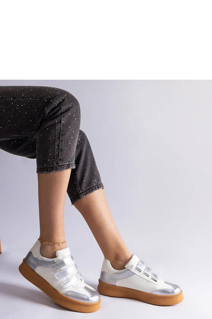 High-quality eco-leather golden sneakers by Solea, designed for stability and confident steps in style.