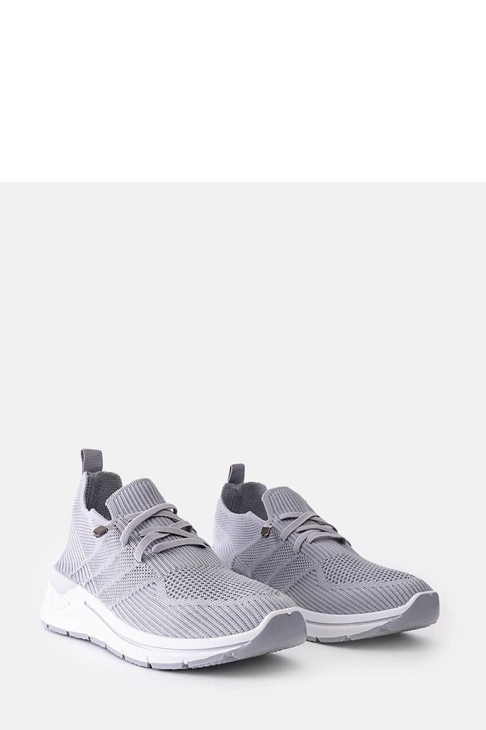 Lightweight Solea Grey Slip-On Sneakers for Women, made of high-quality fabric, ideal for hot summer days with unmatched comfort and convenience.