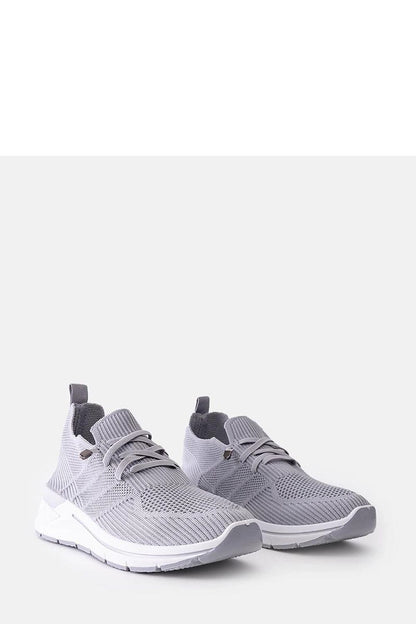 Lightweight Solea Grey Slip-On Sneakers for Women, made of high-quality fabric, ideal for hot summer days with unmatched comfort and convenience.