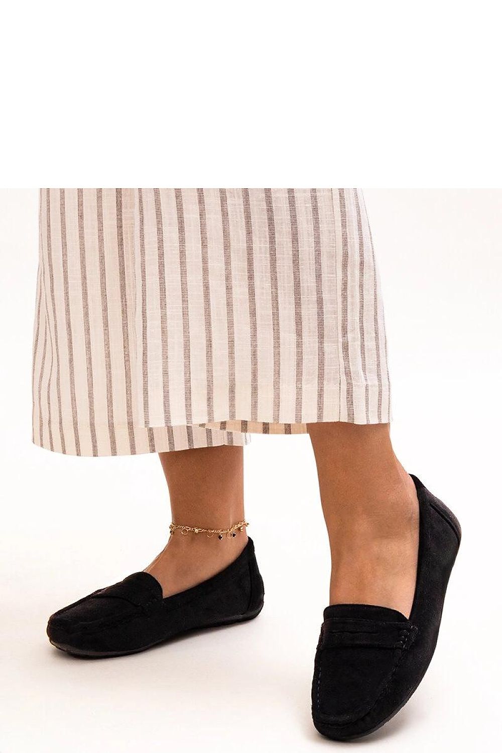 Solea luxury classic black Morton moccasins in eco leather, showcasing elegant design and comfort for sizes EU 36-41.