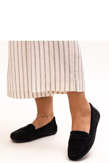 Solea luxury classic black Morton moccasins in eco leather, showcasing elegant design and comfort for sizes EU 36-41.