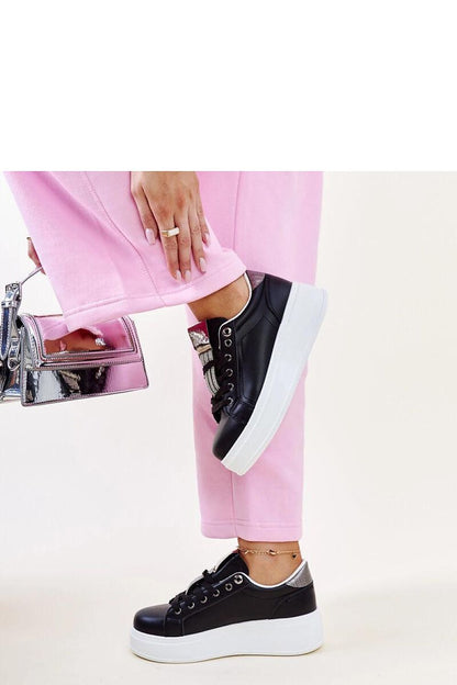 Luxury Solea black sneakers with Maurizia zirconia, crafted from high-quality faux suede leather, featuring a stylish and durable design suitable for casual and elegant wear, sizes EU 36-41.