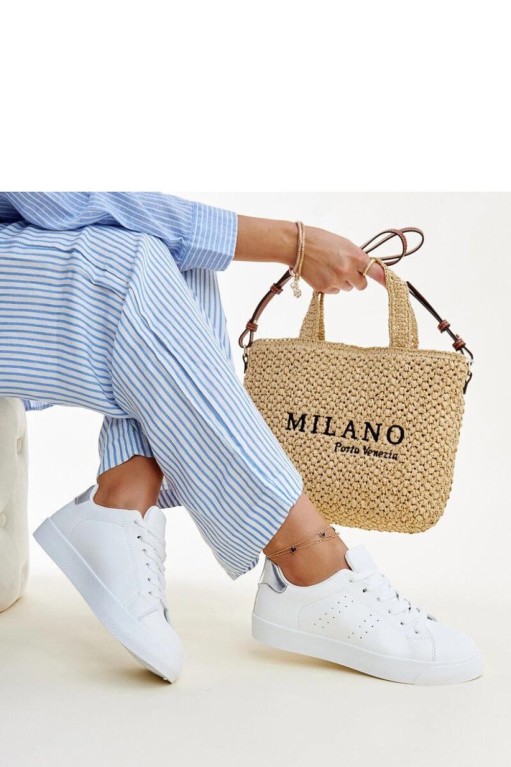 Solea Akila Black and White Eco Leather Sneakers for Women, showcasing a luxe laced design perfect for street and party wear.