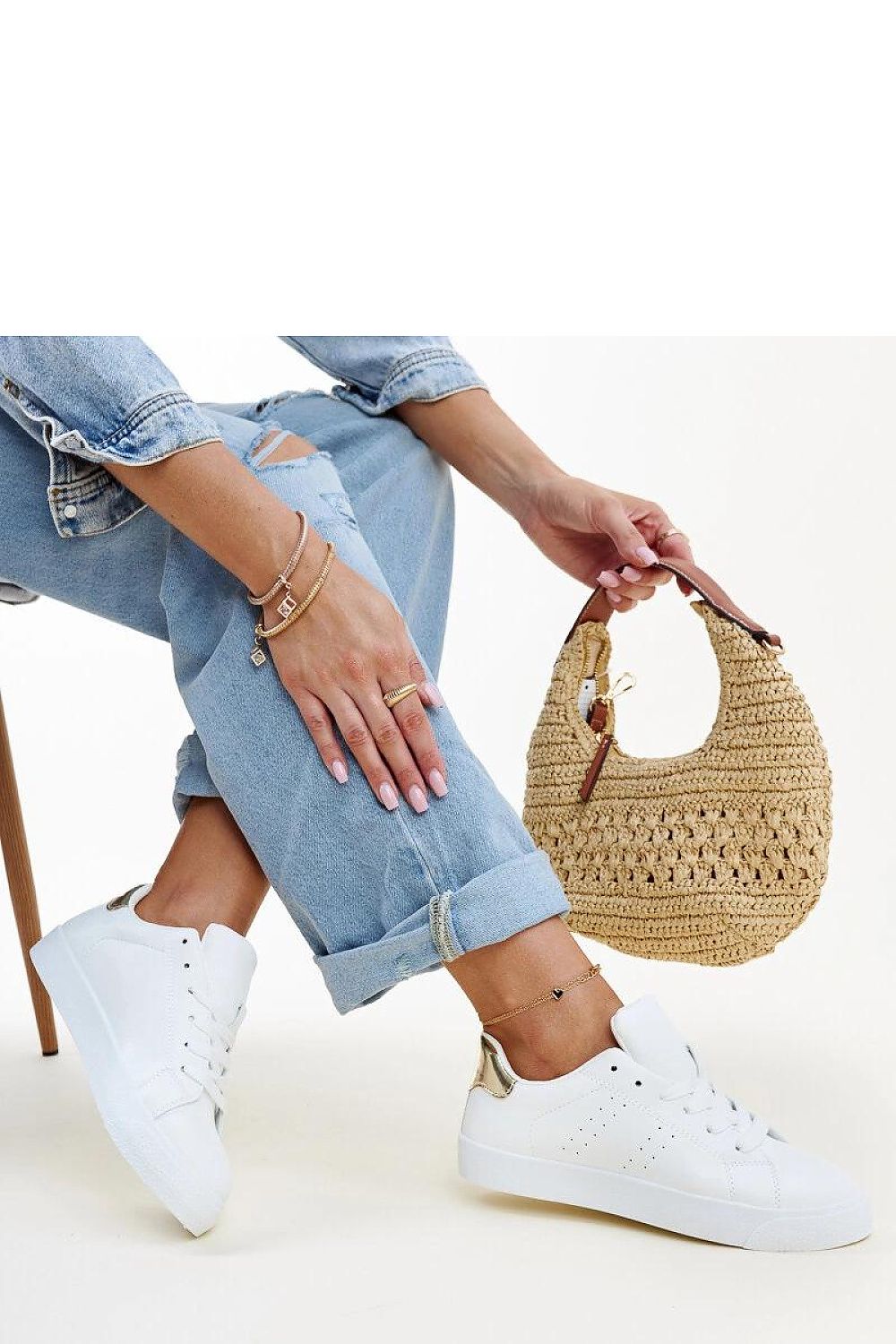 Stylish Solea Akila Black and White Sneakers for Women displayed dynamically, highlighting their versatile nature for every occasion while maintaining a luxurious appeal.