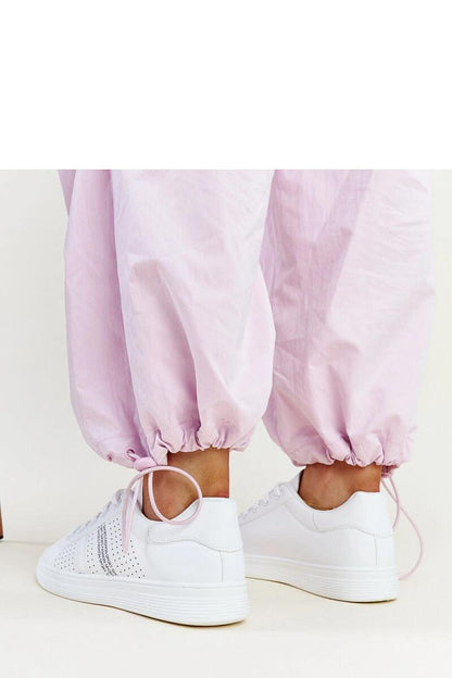 Solea Eco-Leather White Berdine Sneakers featuring a white rubber sole, emphasizing the blend of comfort and contemporary elegance.