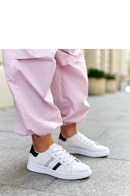 Solea eco-leather white Berdine sneakers for women showcasing a stylish and elegant design, perfect for all-day comfort.