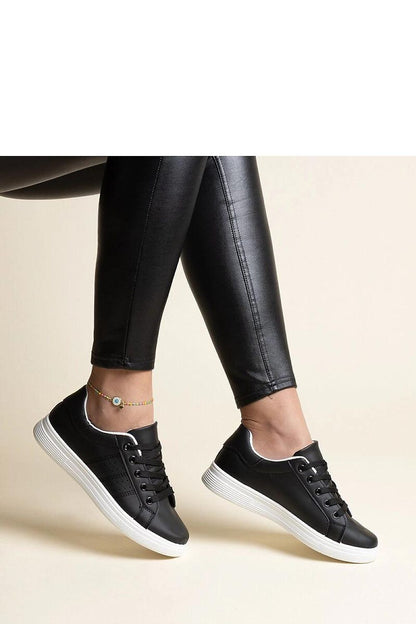 Solea eco leather sneakers in white with a chic black accent, designed for comfort and style for discerning fashion enthusiasts.