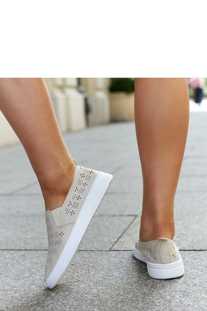 Solea Beige Slip-On Sneakers for Women displayed in various sizes, exuding luxury and modern elegance for seasonal outfits.