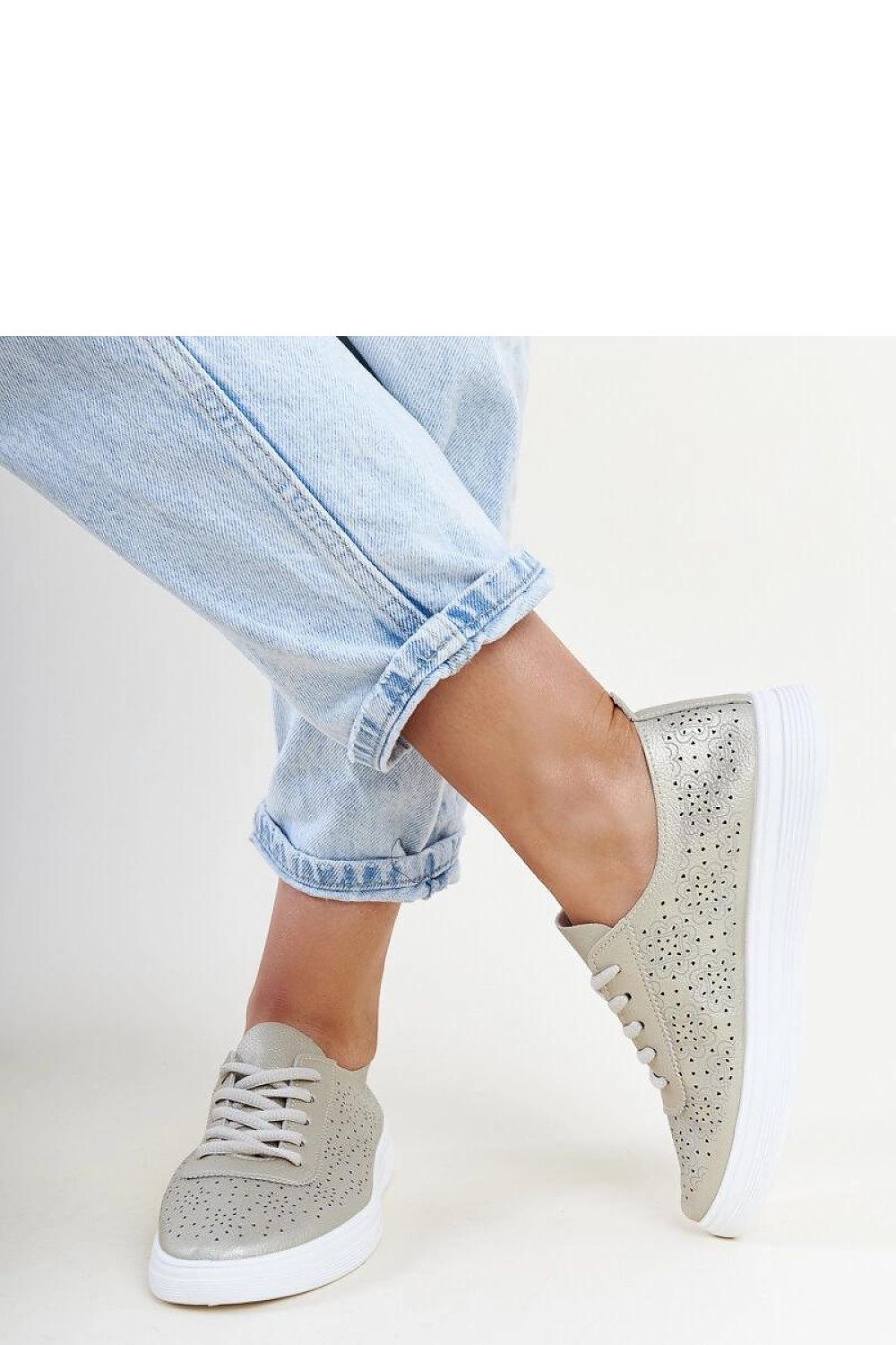 Luxurious Solea Golden Eco Leather Whitley Sneakers showcasing stunning design and comfort, perfect for stylish individuals.