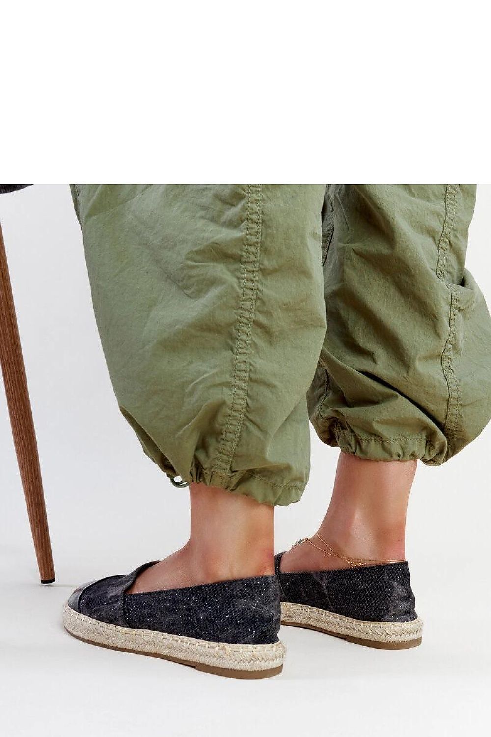 Luxurious Solea Surana espadrilles in stylish blue-silver, ideal summer slip-on shoes for chic comfort. Available in EU sizes 36-41 and US sizes 5.5-10.5.