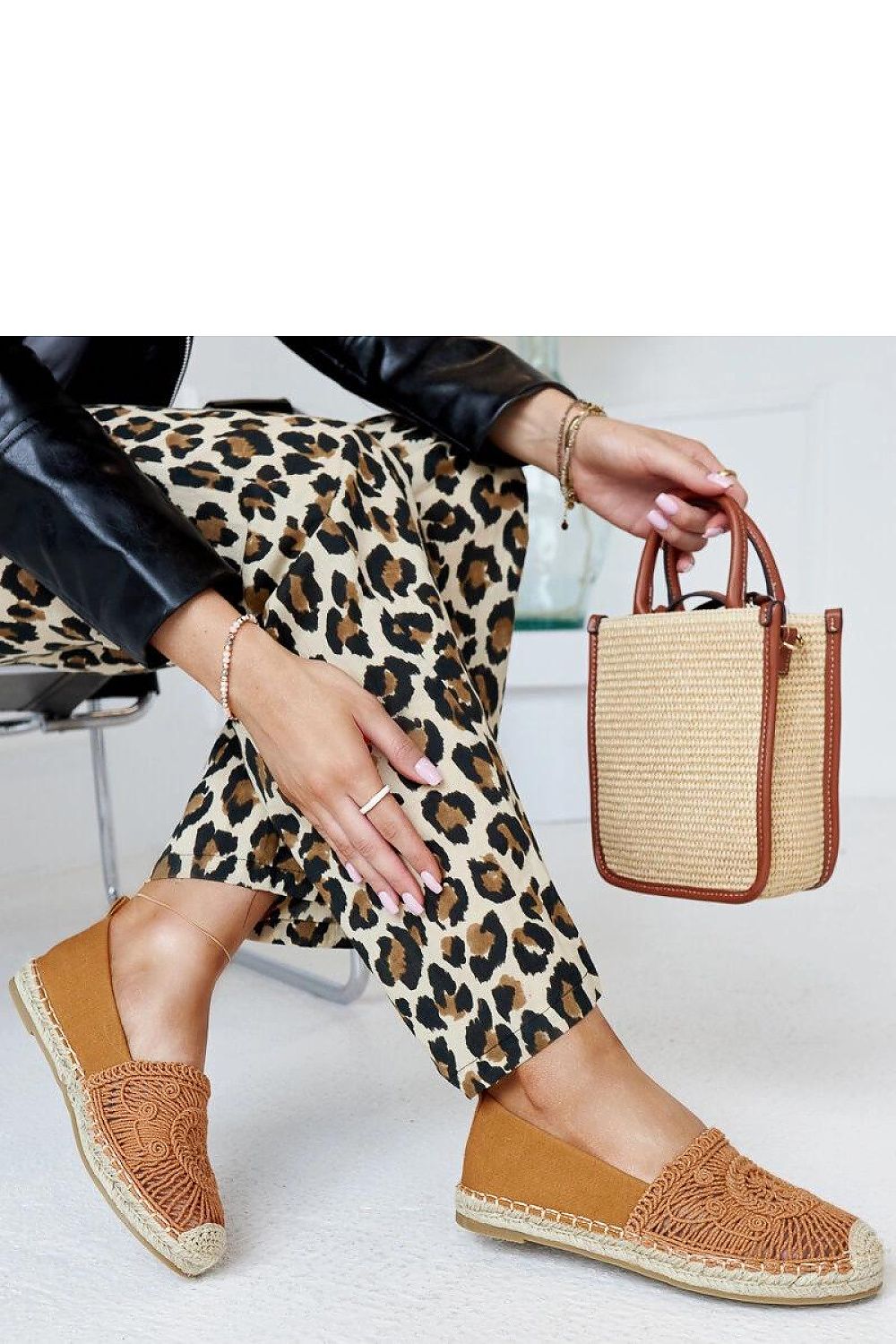 Brown embroidered espadrilles by Solea showcasing luxurious summer style, perfect for hot days with a round toe design.