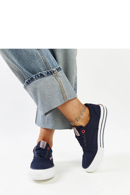 Premium quality navy sneakers for women by Solea, showcasing a comfortable fit and trendy design perfect for any occasion.