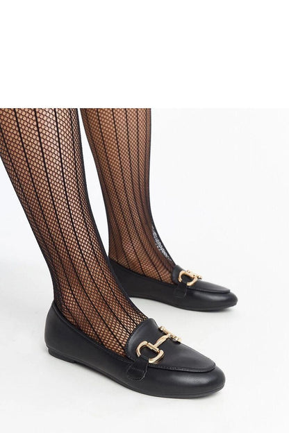 Elegant black Tanja loafers with buckle by Solea, crafted from eco-leather, showcasing luxurious slip-on design perfect for both casual and formal wear.