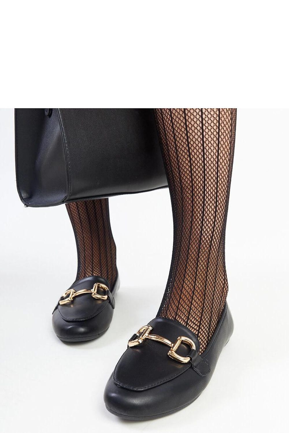 Elegant black Tanja loafers by Solea, featuring a chic buckle detail, crafted in eco-leather for sustainable luxury. Perfect slip-ons for a refined look.