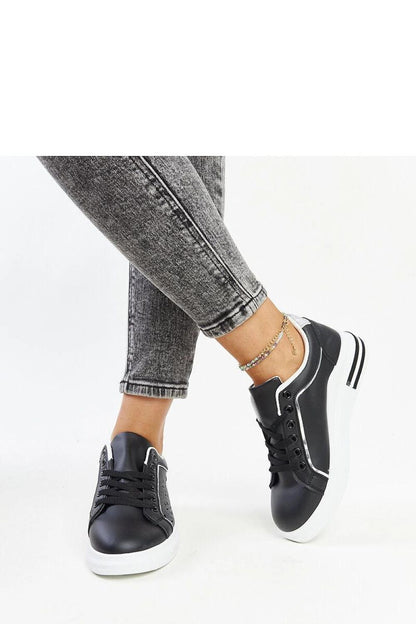 Chic Rubber Solea Glitter Sneakers in black, combining sustainability and glamour for modern footwear lovers.