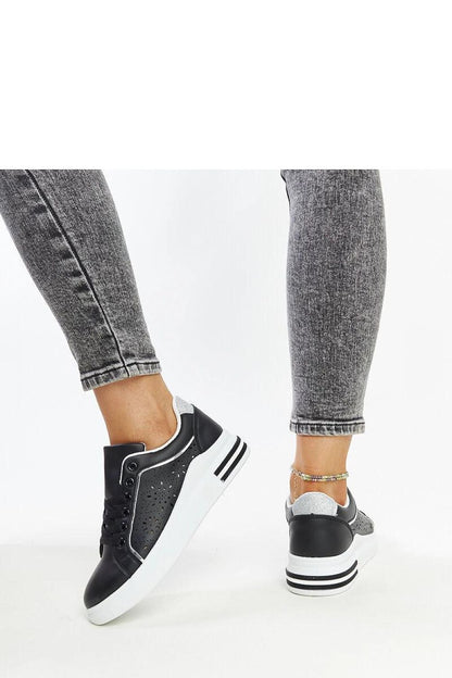 Distinctive Solea Eco-Leather Sneakers featuring glitter embellishments, perfect for making a statement in any outfit.