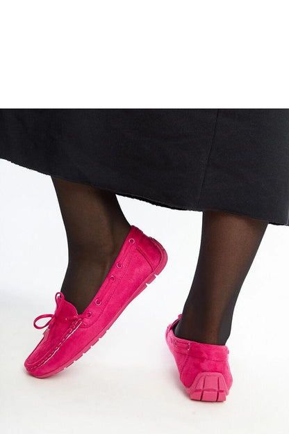 Luxury dark pink slip-on moccasins by Solea, combining sophistication and practicality, with a bow accent for an elegant touch.