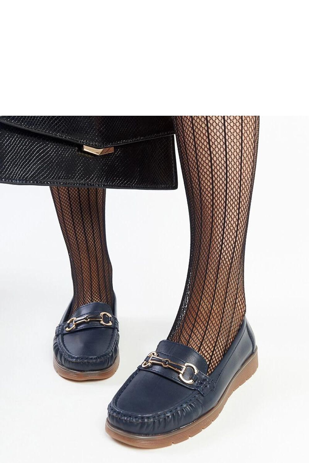 Elegant Solea black Anisah loafers crafted from eco leather, showcasing a modern low round toe and stylish buckle, perfect for sophisticated comfort.