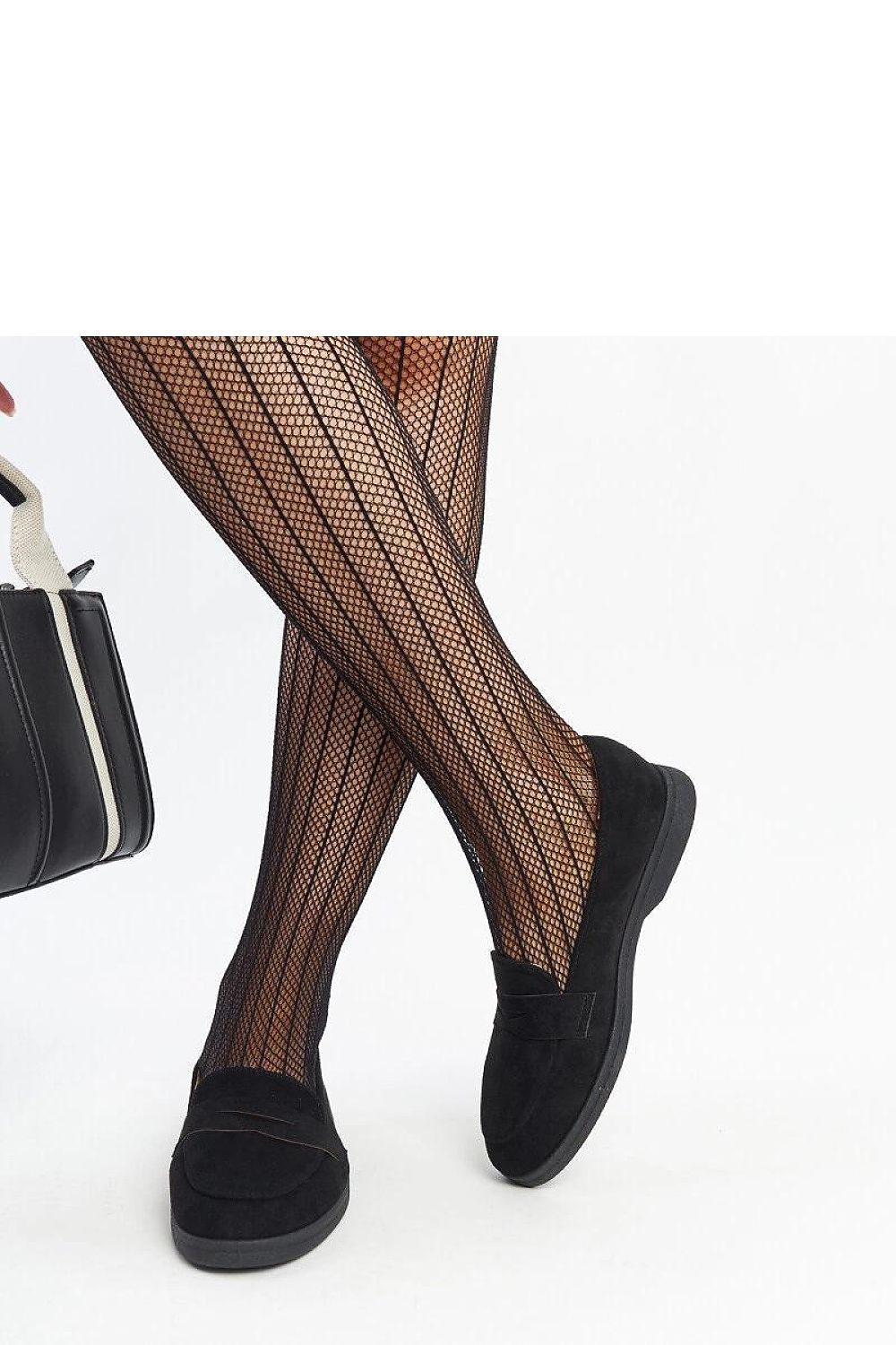 Solea eco-leather black suede loafers displayed on a chic surface, highlighting their luxurious design and comfort.