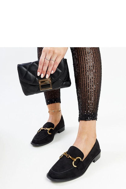 Luxury black moccasins with buckle by Solea, crafted from eco leather for comfort and style, ideal for summer wear.