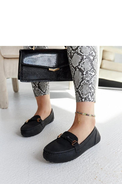 Stylish black Scafati moccasins by Solea, perfect for summer, featuring easy slip-on design and chic almond toe for comfort and elegance.