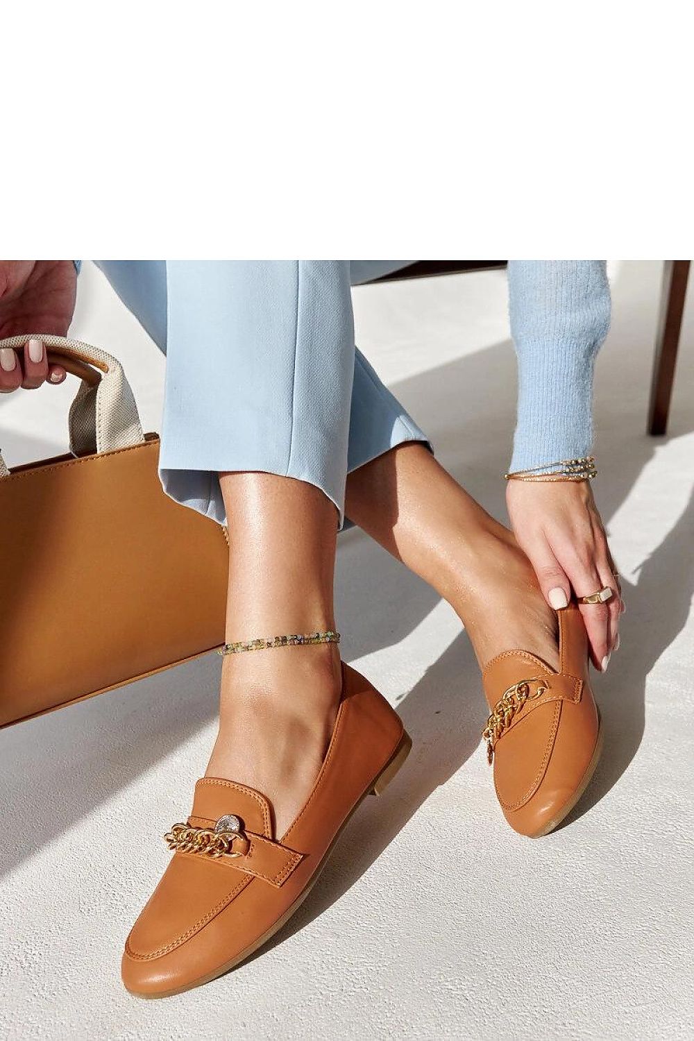 Elegant navy blue Scaletta moccasins by Solea, crafted from eco-leather with a chic almond toe design, perfect for luxurious summer occasions.