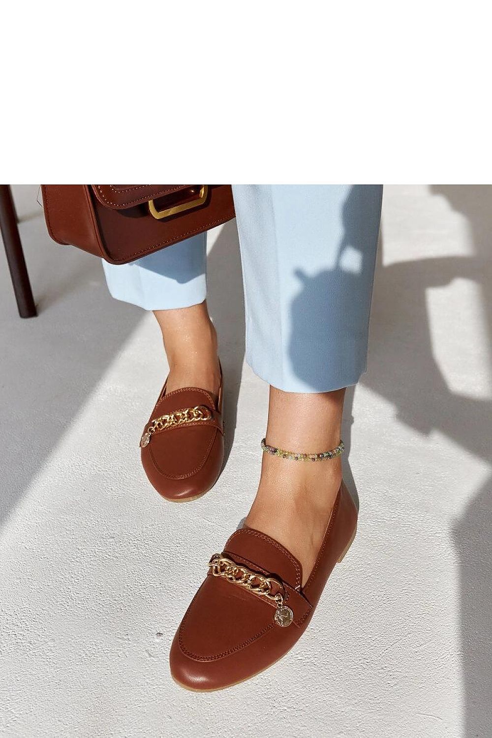 Chic almond toe Scaletta moccasins in navy blue by Solea, ideal for both everyday elegance and special occasions.