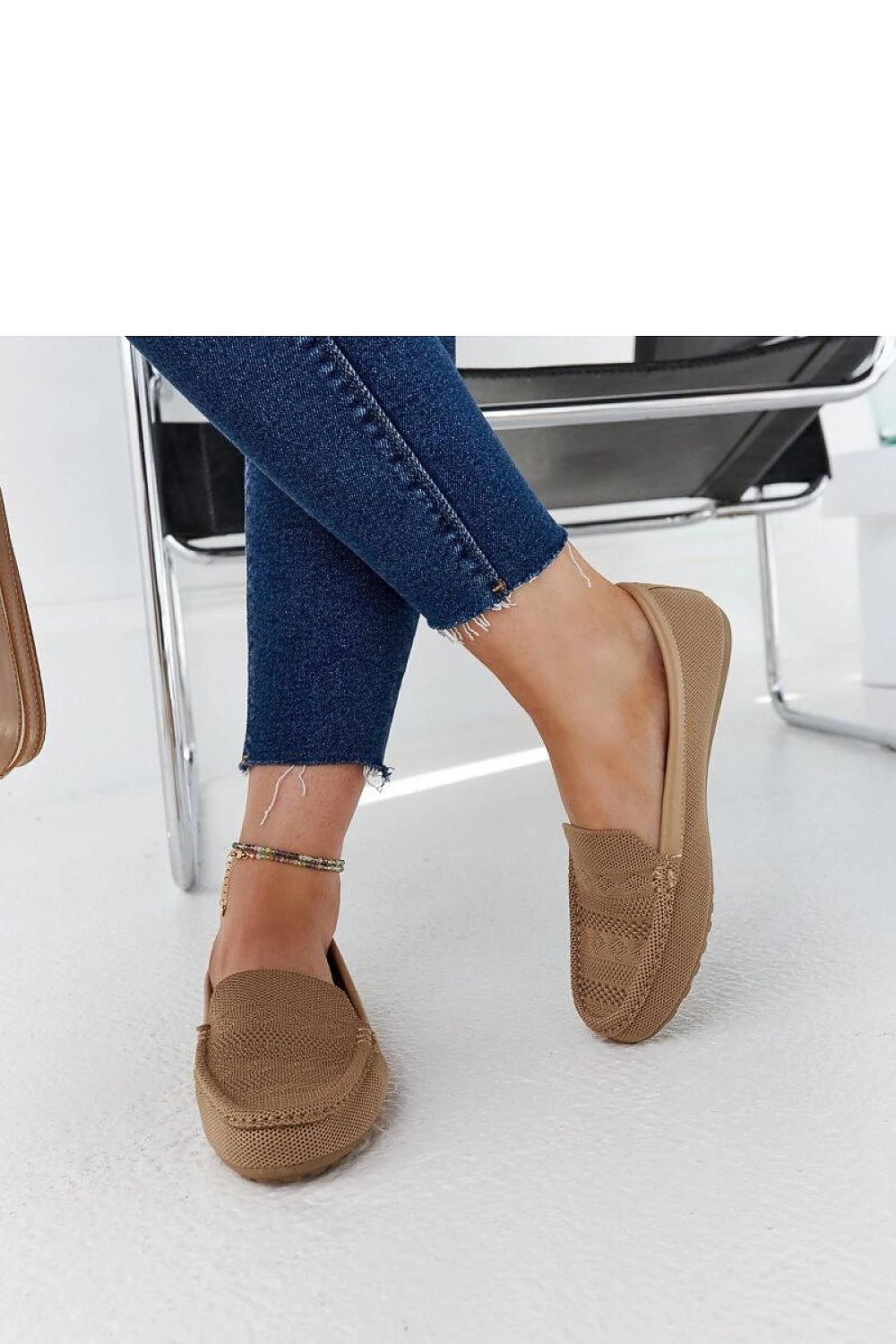 Chic and comfortable slip-on brown fabric loafers from Solea, a perfect choice for hot summer days.