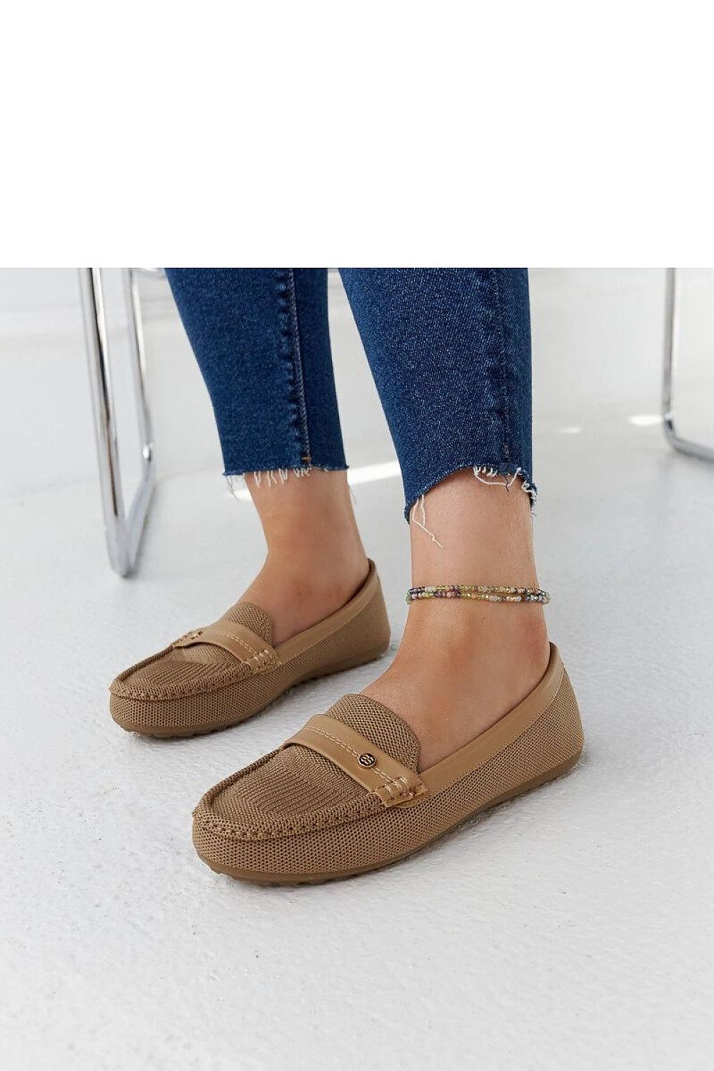 Chic Solea women's moccasin loafers in elegant beige, featuring a stylish almond toe and designed for ultimate comfort. Perfect for summer wear and available in sizes EU 36-41 | US 5.5-10.5.