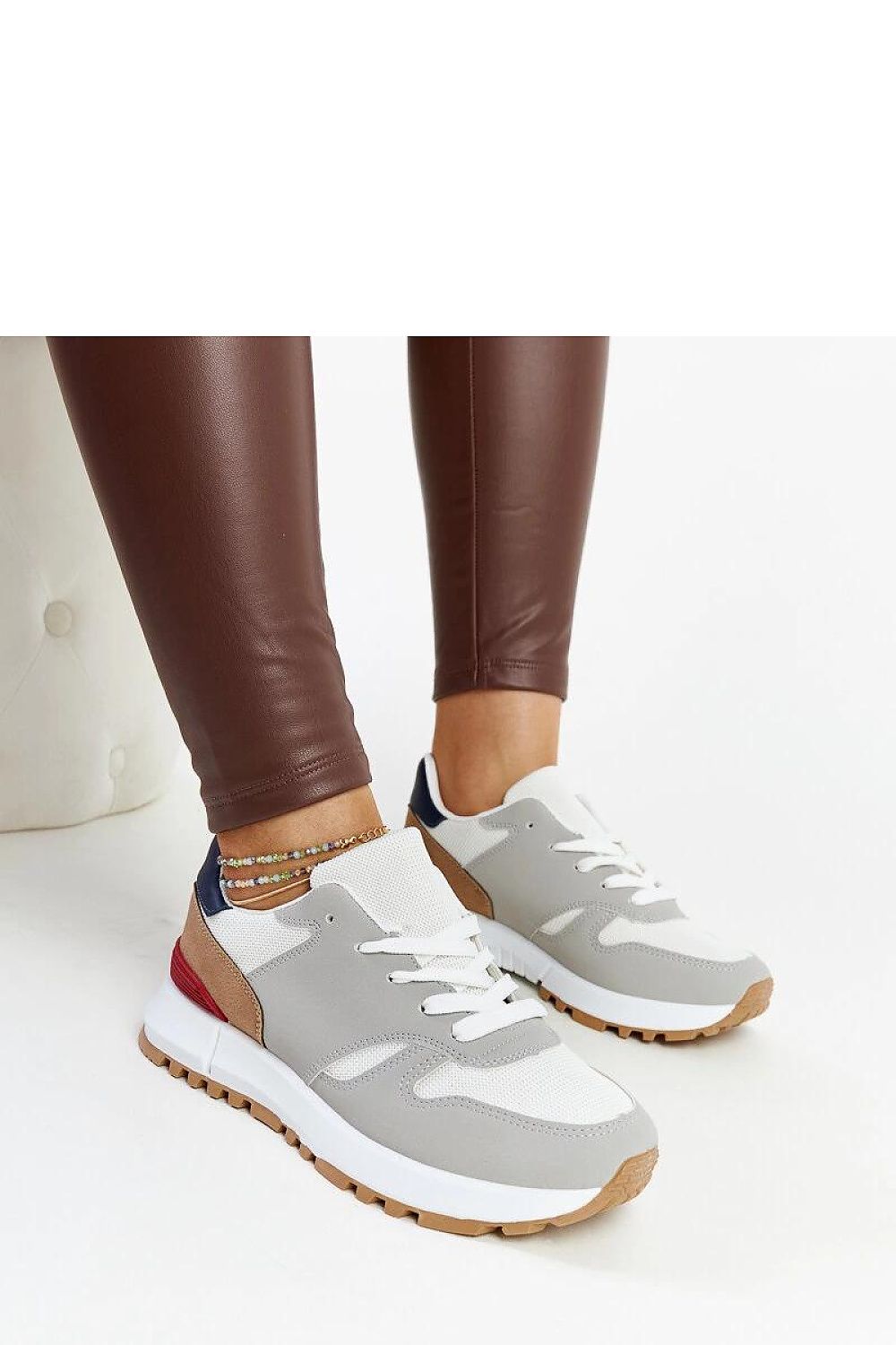 Elegant Solea multicolored platform sneakers Sultisz, featuring a stylish lace-up design, 4cm heel, perfect for summer wear, available in EU sizes 36-41 and US sizes 5.5-10.5.