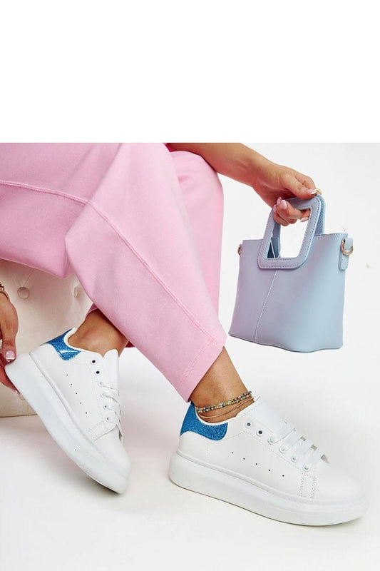 Luxurious white eco-leather sneakers Fatimah from Solea, perfect summer footwear for fashion-forward women.