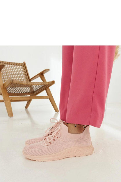 Close-up view of the high-quality fabric and rubber sole of the Ornella sneakers by Solea, exemplifying comfort and sophistication.