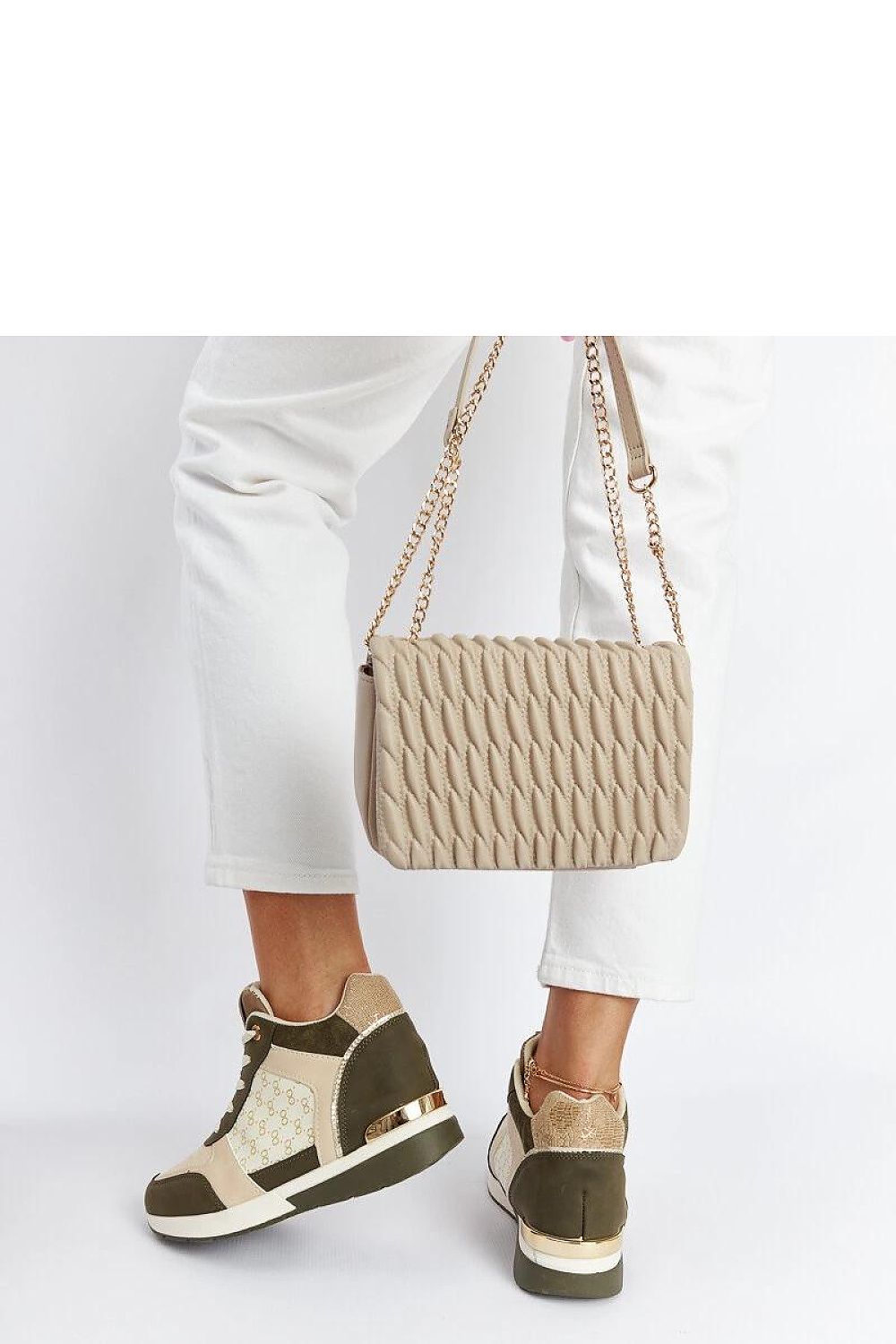 Close-up of Solea black eco-leather wedge sneakers featuring lace-up closure and premium materials, ideal summer footwear for comfort and style.