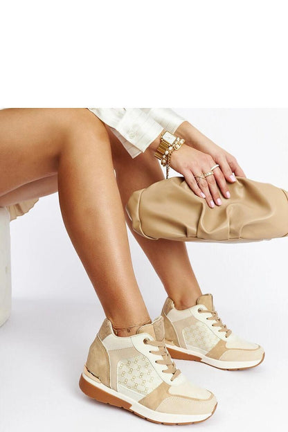 Close-up of Solea Black Eco-Leather Wedge Sneakers, highlighting the high-quality eco-leather material and exquisite craftsmanship.