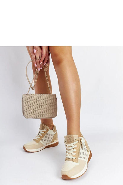 Solea Knoxville Brown Wedge Sneakers made from eco-leather, showcasing a luxurious design suitable for summer walks.