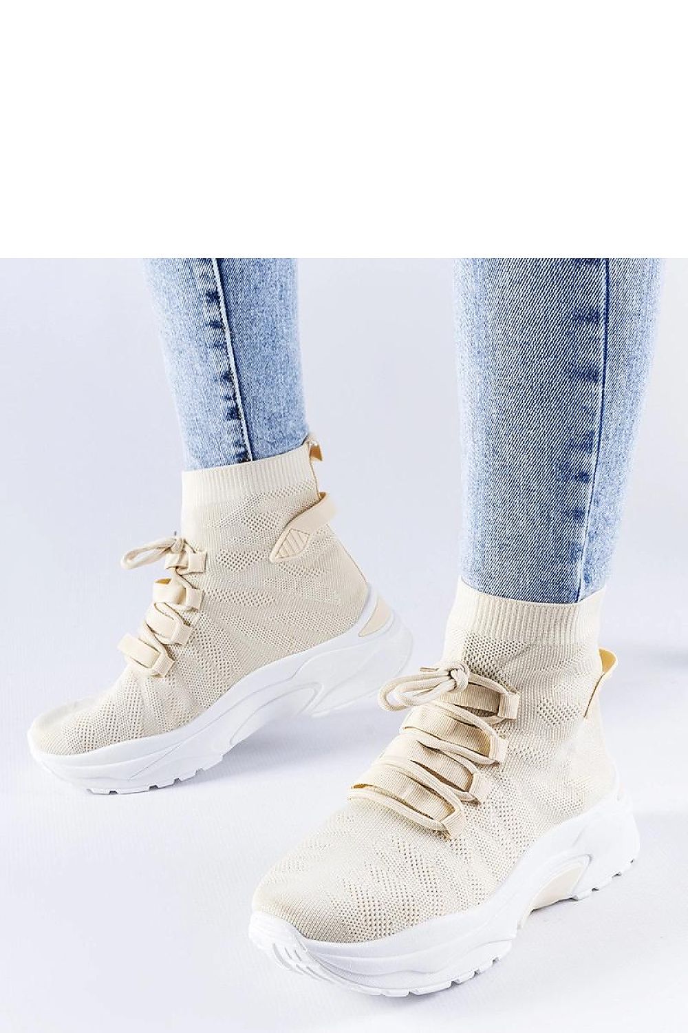 Solea Vigatto beige high top sneakers showcasing luxurious comfort and contemporary style, ideal for warm weather fashion.