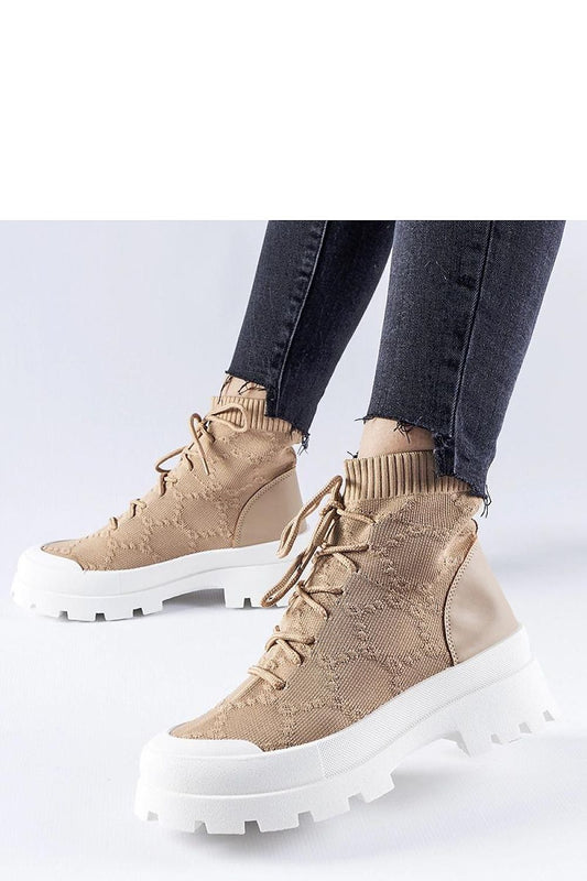 Elegant unlined brown sneakers by Solea featuring white rubber soles, ideal for summer outings, and designed for everyday casual and active wear.