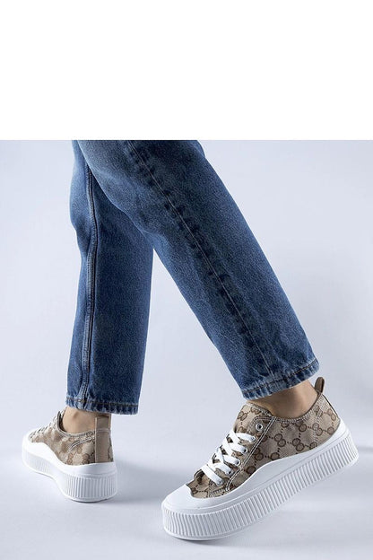 Solea Brown Sneakers featuring elegant Cavi monogram design, perfect for summer style and comfort, showcasing a luxurious look.