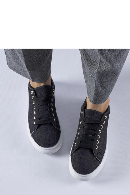 Elegant Solea black platform sneakers Scuderlando featuring a breathable fabric design and a stylish 5cm heel, perfect for summer outfits.