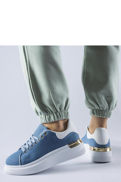 Close-up of Solea black platform sneakers Scuderlando, featuring their soft fabric construction and distinctive white plastic sole for a modern look.