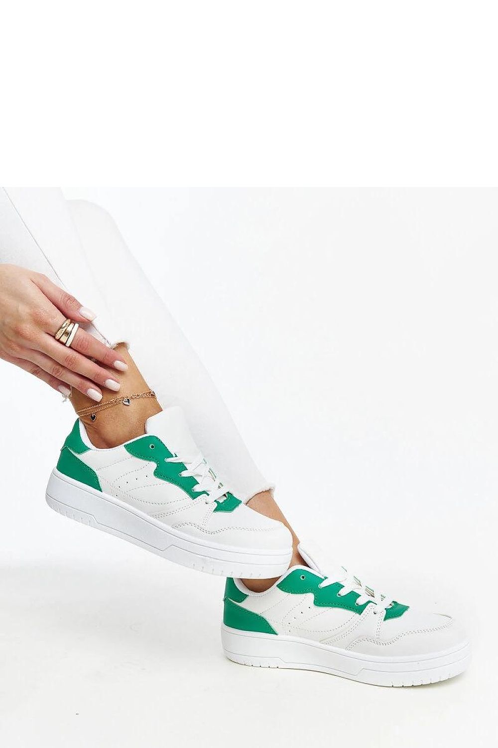 Stylish white and purple lace-up sneakers by Solea, designed for ultimate comfort and chic summer looks.