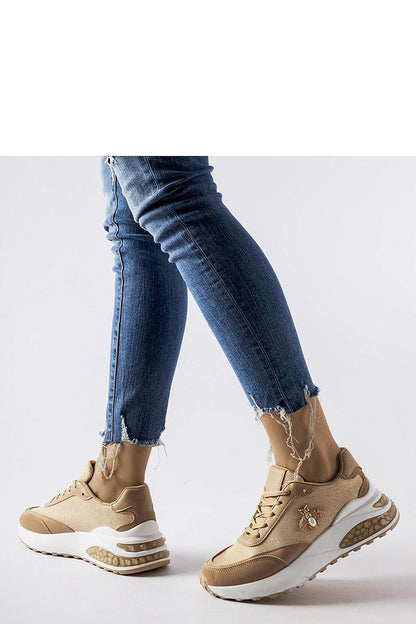 Solea Acciano Eco-Leather Sneakers with lace-up closure, highlighting stylish design and premium comfort with a sturdy brown rubber sole.