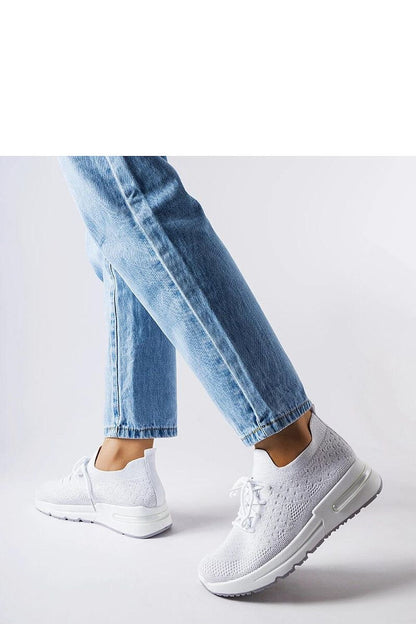 Solea Women's Slip-On White Sneakers with elegant silver thread embellishment, showcasing luxurious summer style and comfort.