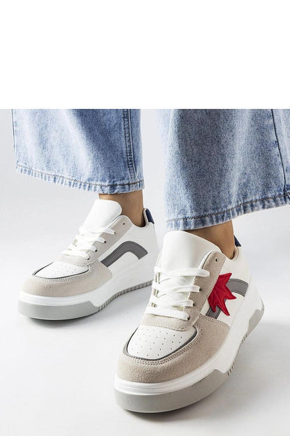 Elegant eco-leather white sneakers with eco-suede insert by Solea, offering a chic summer style and sustainable fashion.